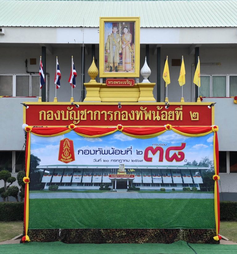 พลโท ปิยะพณห์ ฐิตวัฒนานนท์ แม่ทัพน้อยที่ 2 พร้อมด้วย คุณชนัญธวีธ์ ฐิตวัฒนานนท์ ประธานสมาคมแม่บ้านทหารบก สาขา กองทัพน้อยที่ 2 ร่วมให้การต้อนรับ พลโท วีระยุทธ รักศิลป์ แม่ทัพภาคที่ 2 ประธานในพิธี เนื่องในวันคล้ายวันสถาปนา กองทัพน้อยที่ 2 ครบรอบปีที่ 38
